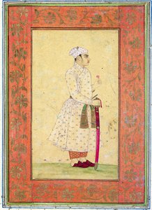 A young nobleman of the Mughal court, from the Large Clive Album