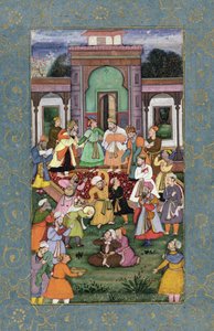 Group of Whirling Dervishes, from the Large Clive Album by Mughal School