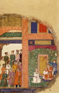 King Dasaratha Conversing with the Family Priest about Rama