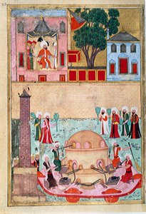 Glass Blower Show in the Constantinople Racecourse. Page from 