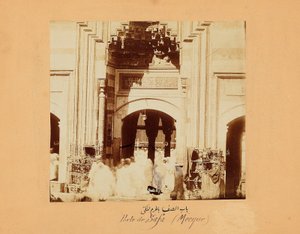 The Safa Gate, one of a group of photos of Mecca and the Holy Places of Islam, c.1879-80 by Muhammad Sadiq Bey
