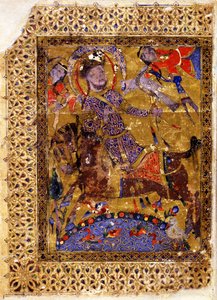 Illustration from Kitab al-aghani Book of Songs by Muhammad ibn Abi Talib al Badri