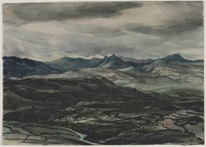 Storm Weather, Ronda, Spain by Muirhead Bone