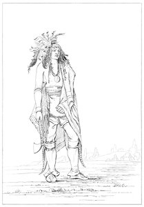 Iroquois brave by Myers and Co