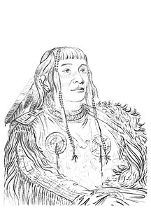 Portrait of a Native American Man by Myers and Co