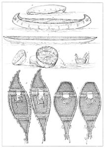 Sioux Canoes and Chippewa Snowshoes by Myers and Co