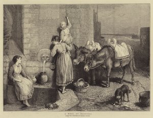 A Well at Hastings by Myles Birket Foster