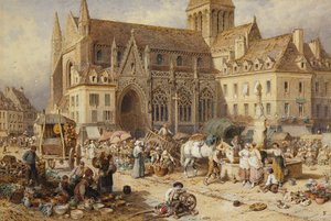 At Gervaise, Falaise: Market Day