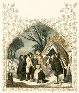 Christmas morning by Myles Birket Foster
