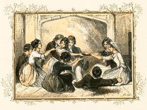 Christmas sports by Myles Birket Foster