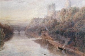Durham Castle by Myles Birket Foster