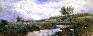 Harvest Time by Myles Birket Foster