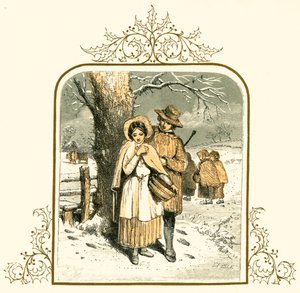 Love in the snow by Myles Birket Foster