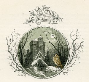 Winter by William Shakespeare by Myles Birket Foster