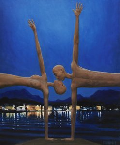 Surreal Night Embrace