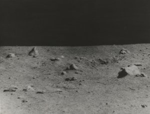 Lunar Surface Photographed by Surveyor V by NASA Images