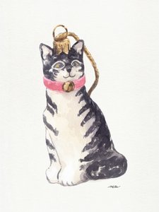 Cute Tabby Ornament by NKTN
