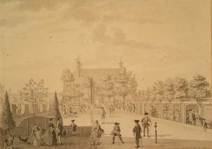 Golf Court behind the Stadlander Inn, Amsterdam by N.M. Aertman