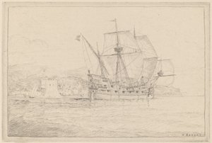 Ship under Sail by N. Artsay