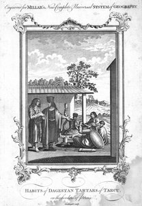 Habits of Dagestan Tartars of Tarcu, on the borders of Persia, 1780