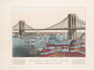 The Great East River Bridge: To Connect the Cities of New York & Brooklyn