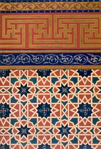 Architectural Decoration, Mosaic Work, Including Border by N. Simakoff
