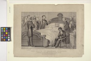 Death Of Charles Sumner by N. and Ives J.M. (1824 95) Currier