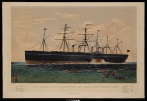 The Iron Steam Ship Great Eastern... Constructed under the direction of I K Brunel...
