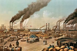 The Levee - New Orleans, 1884 by N. and Ives, J.M. Currier