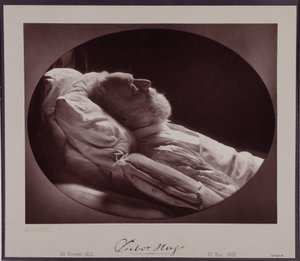 Victor Hugo on his deathbed, May 22 by Nadar