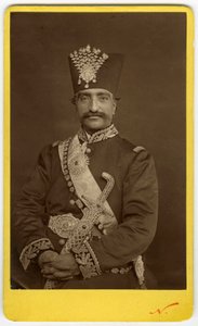Famous Photograph of the Shah of Iran by Nadar