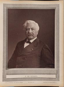 F. de Lesseps by Nadar [Gaspard Félix Tournachon]
