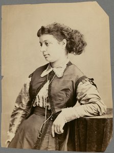Mme Lina Sand née Calamatta by Nadar [Gaspard Félix Tournachon]