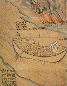 A Boat Adrift on a River: Illustration to a Folk Legend