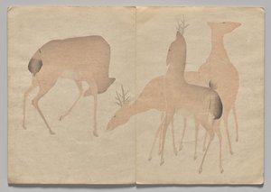 Scene from The Kōrin Picture Book (Volume 1) by Nakamura Hochu