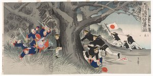 The March to Peking: A Scene from the Boxer Rebellion by Nakazawa Toshiaki