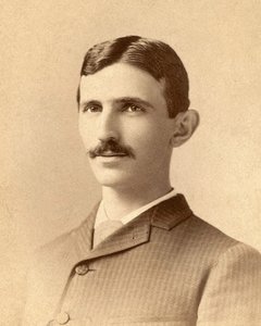 Portrait of Nikola Tesla