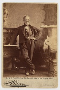 William Jermyn Florence by Napoleon Sarony