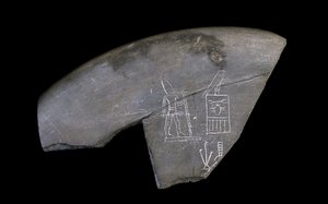 Fragment of Inscribed Stone Bowl, c.3285 BC