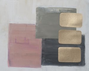 Soft Pink Gold Blocks by Natalie Avondet