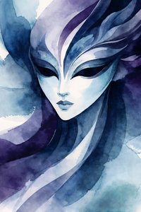 Ethereal Masked Woman