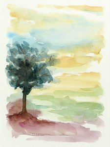 Lone Tree Sunset by Natalie Bruns