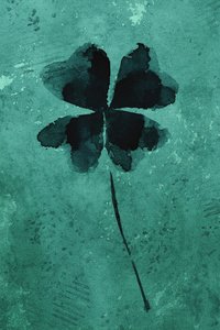 Lucky Teal Clover