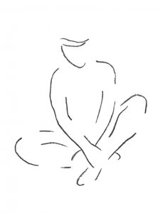 Seated Contemplation by Natalie Bruns