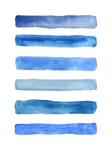 Serene Blue Gradient by Natalie Bruns