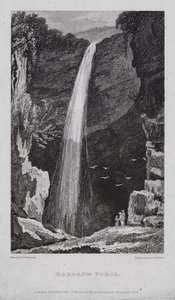 Hardrow Force by Nathaniel (after) Whittock