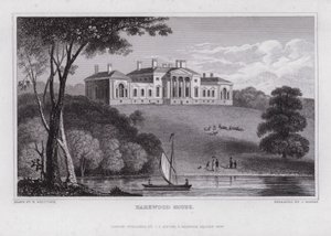 Harewood House by Nathaniel (after) Whittock