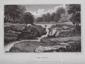 The Strid by Nathaniel (after) Whittock