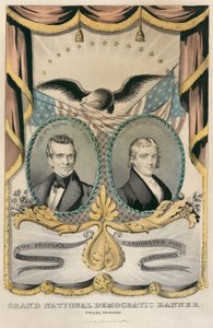 Grand National Democratic Banner by Nathaniel Currier