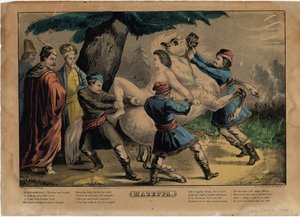 Mazeppa, Plate One of Four